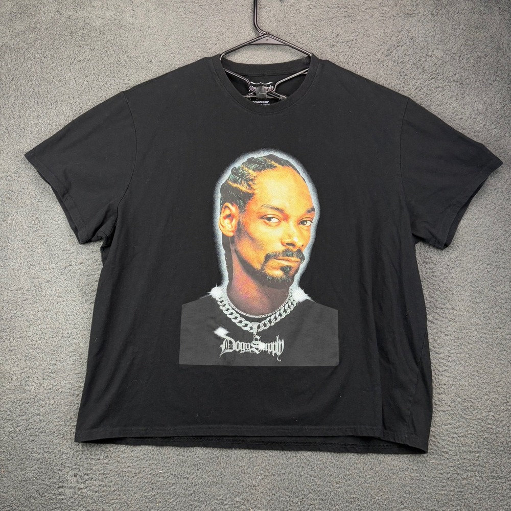 Dogg Supply by Snoop Dogg Mens Black Graphic T-Shirt 3XL‎ Hip Hop Rap Tee